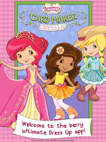 Screenshot 6: Strawberry Shortcake Card Maker Dress Up