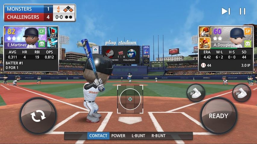 Captura 7: Juego de Béisbol