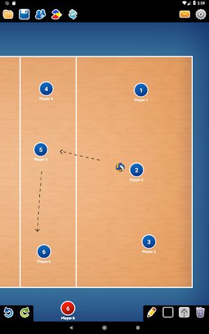 Screenshot 12: Coach Tactic Board: Volley