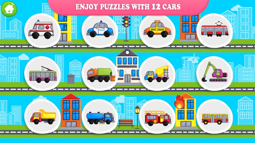 Captura 2: Puzzles de Vehículos para Niños
