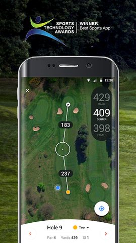 Captura 1: GPS y Tarjeta de Puntuación para Golf