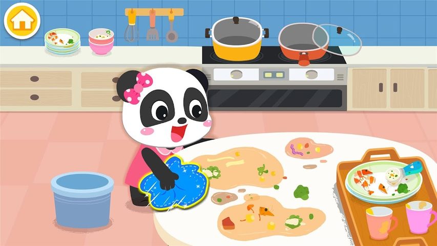 Screenshot 3: Baby Panda's Life: Cleanup