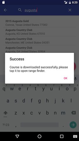 Captura 4: Telémetro GPS para Golf
