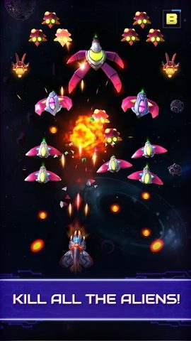 Screenshot 1: Neonverse: Invaders Shoot'EmUp