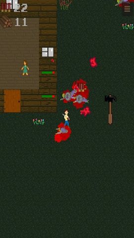 Screenshot 4: Man vs Zombies: pixel shooter