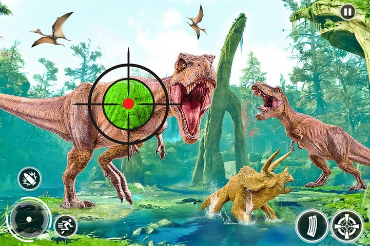 Captura 8: Simulador de Caza de Dinosaurios Furiosos