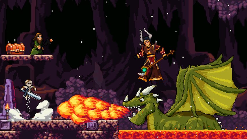 Screenshot 2: Apple Knight Action Platformer