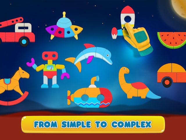 Screenshot 8: Cosmo Shapes Puzzles for kids