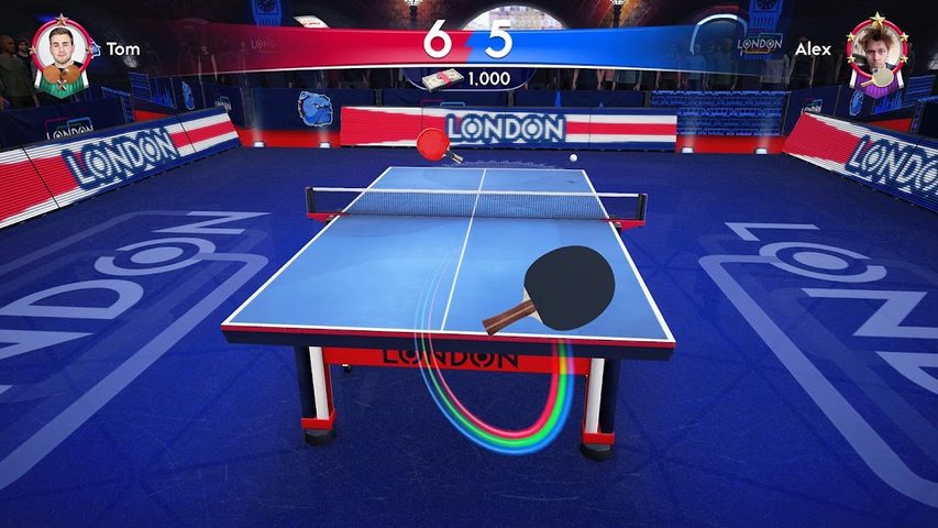 Captura 1: Furia de Ping Pong