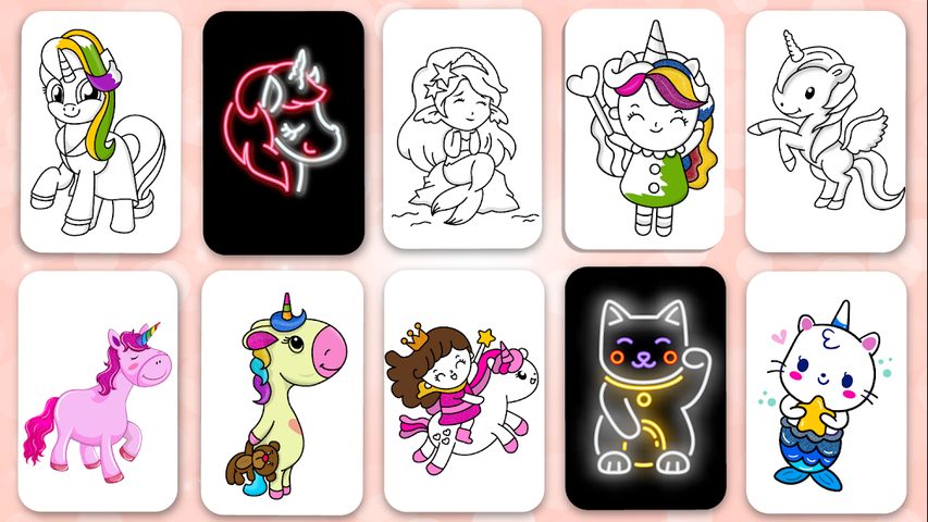 Screenshot 22: Unicorn Coloring Book & Unicorn Games for Girls
