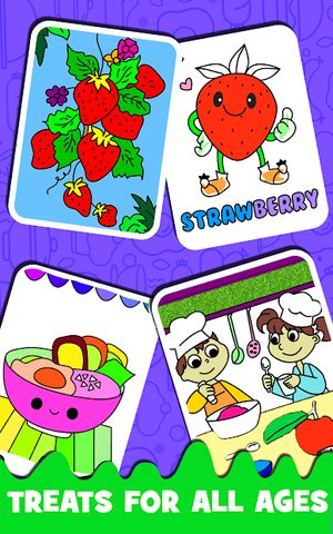 Screenshot 20: Fruits Coloring book & Food Drawing book Kids Free