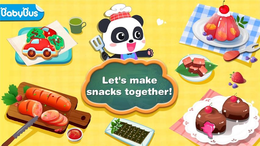 Screenshot 1: Little Panda's Snack Factory
