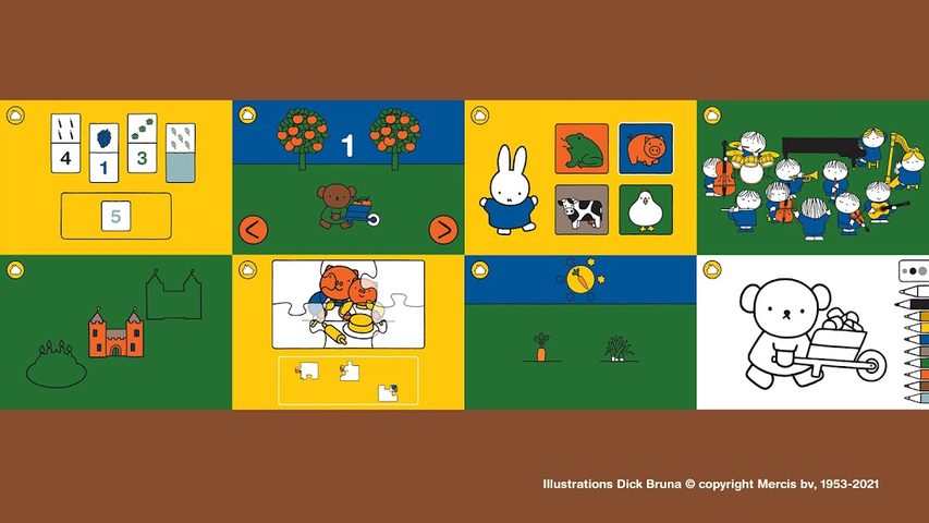Captura 1: Juega y aprende con Miffy