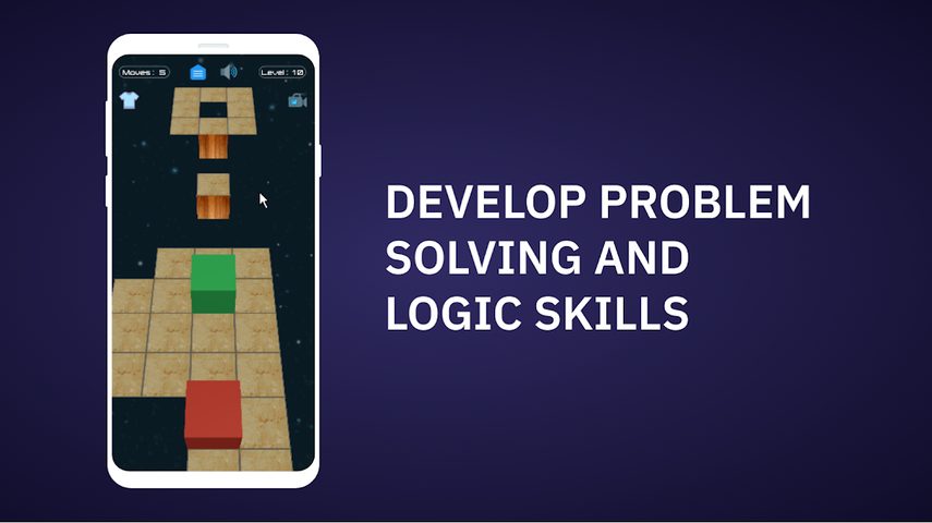 Screenshot 5: Cubon - Bloxorz 3D Cube Puzzle
