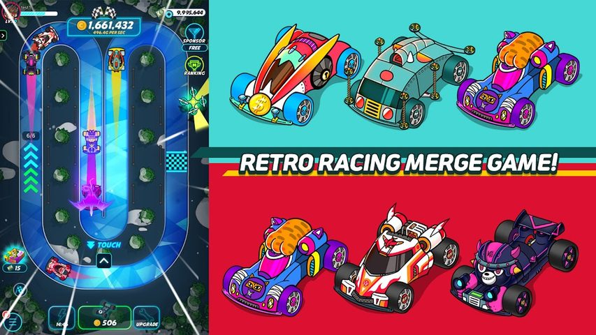 Captura 7: Merge Racer: Juego de fusión inactivo