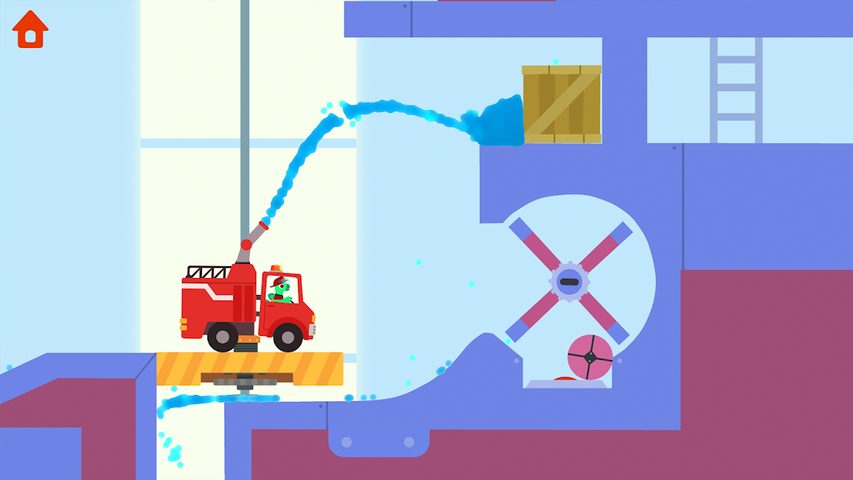 Screenshot 5: Dinosaur Fire Truck: for kids
