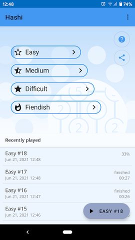 Screenshot 10: Hashi Puzzle