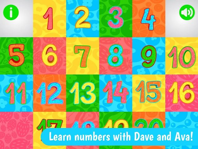 Screenshot 21: Numbers from Dave and Ava