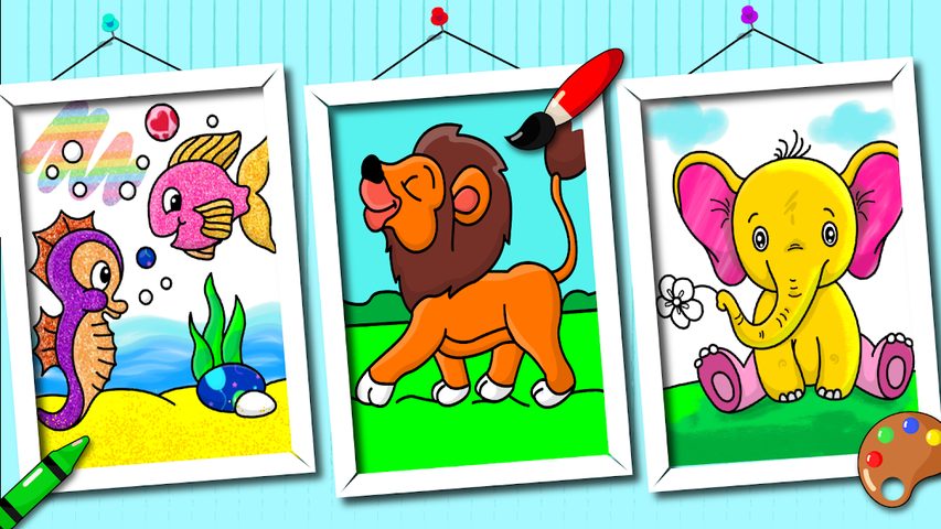 Screenshot 24: Coloring book for kids - Doodle, Color & Draw Game