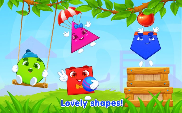 Captura 1: Aprendizaje de figuras: juegos educativos para bebés