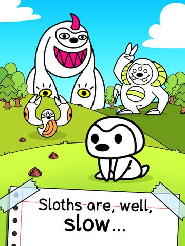 Screenshot 5: Sloth Evolution: Merge Game