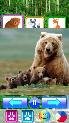 Screenshot 14: Animal sounds. Learn animals names for kids