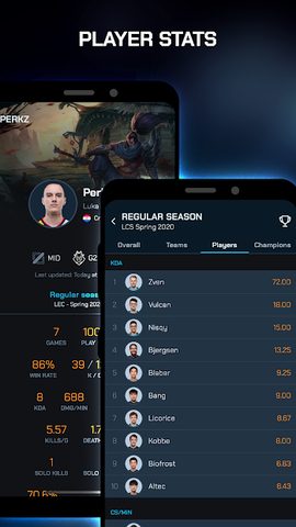 Captura 7: Seguimiento de puntuaciones de esports