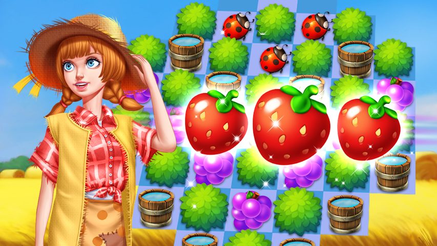 Screenshot 3: Farm Fruit Pop: Party Time