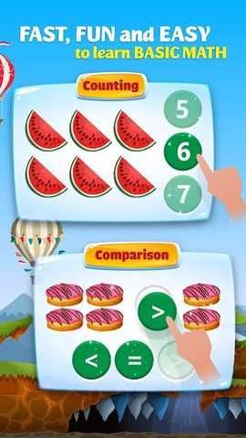 Captura 2: Juegos de matemáticas para niños de 1º a 3º grado