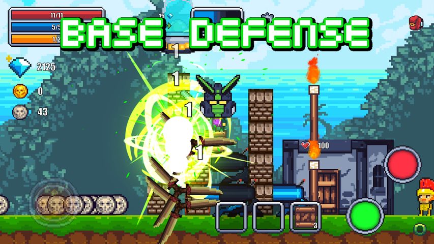 Screenshot 1: Pixel Survival World - Online Action Survival Game
