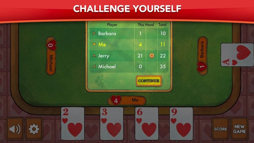 Screenshot 23: Hearts - Card Game Classic