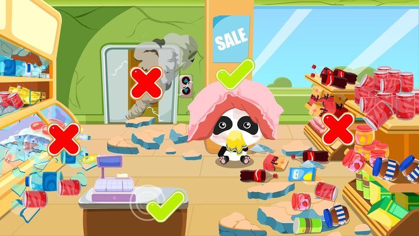 Screenshot 15: Baby Panda Earthquake Safety 1