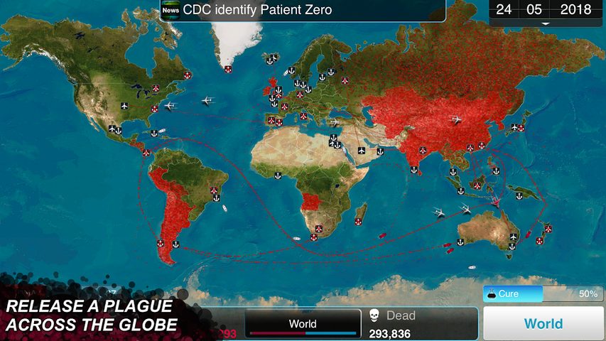 Captura 2: ¿Puedes infectar el mundo?
