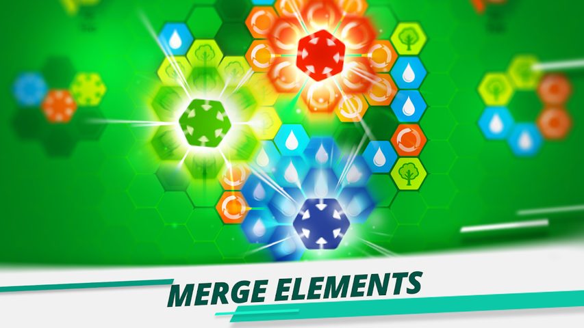 Screenshot 2: Hexme - Merge three hexagons