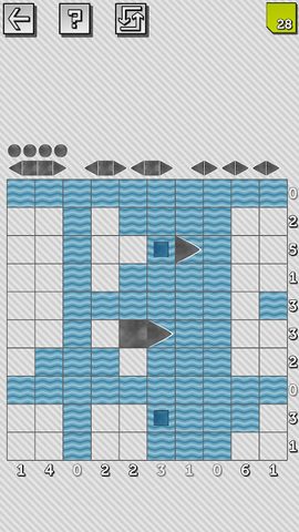 Screenshot 1: Boats Solitaire Puzzles
