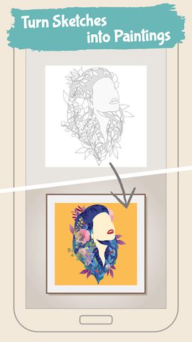 Screenshot 3: Color Gallery:Offline Hue Game