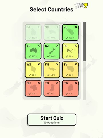 Screenshot 15: Countries of Oceania Quiz