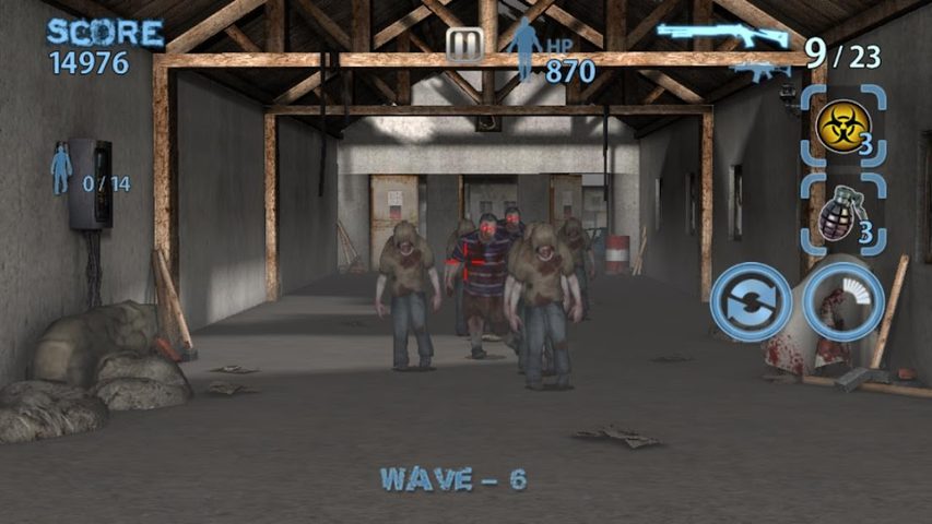 Screenshot 1: Zombie Hunter King