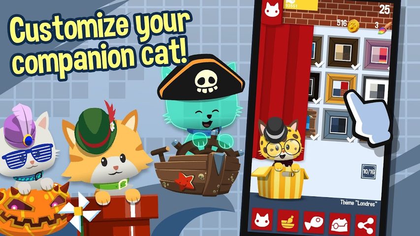 Screenshot 2: Hungry Cat Nonogram