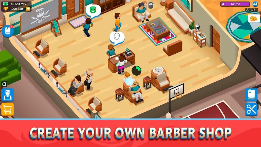Captura 13: Simulador de negocio de barbería