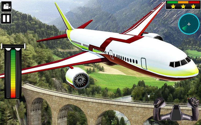 Captura 6: Simulador de Vuelo de Piloto de Avión