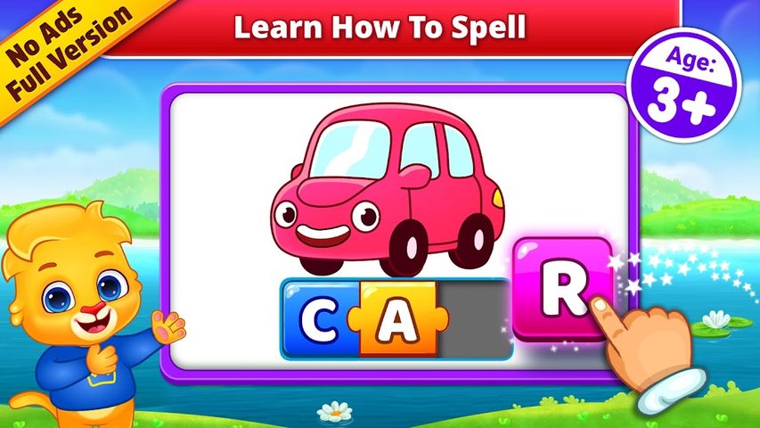 Screenshot 1: Spelling & Phonics: Kids Games