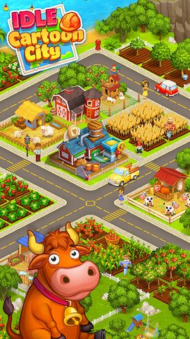 Screenshot 23: Idle Cartoon City - coin day