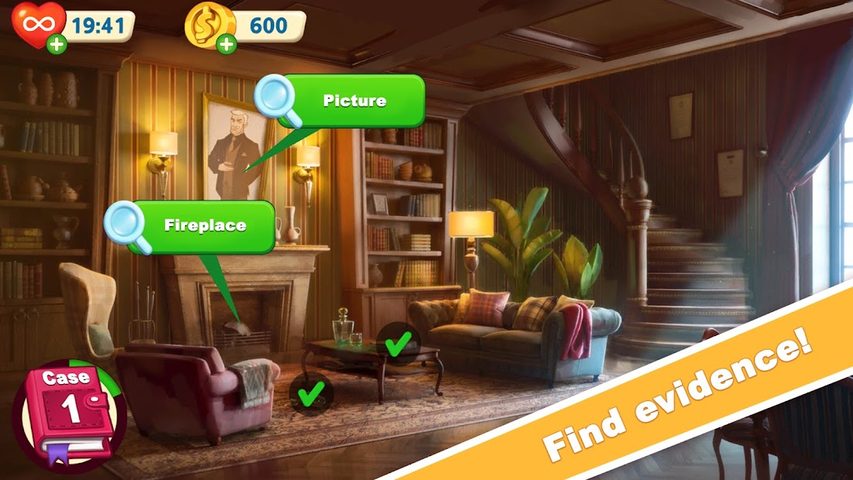 Screenshot 8: Jane's Detective Stories: Detective & Match 3 Game