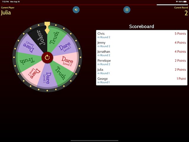 Screenshot 9: Wheel of Truth or Dare