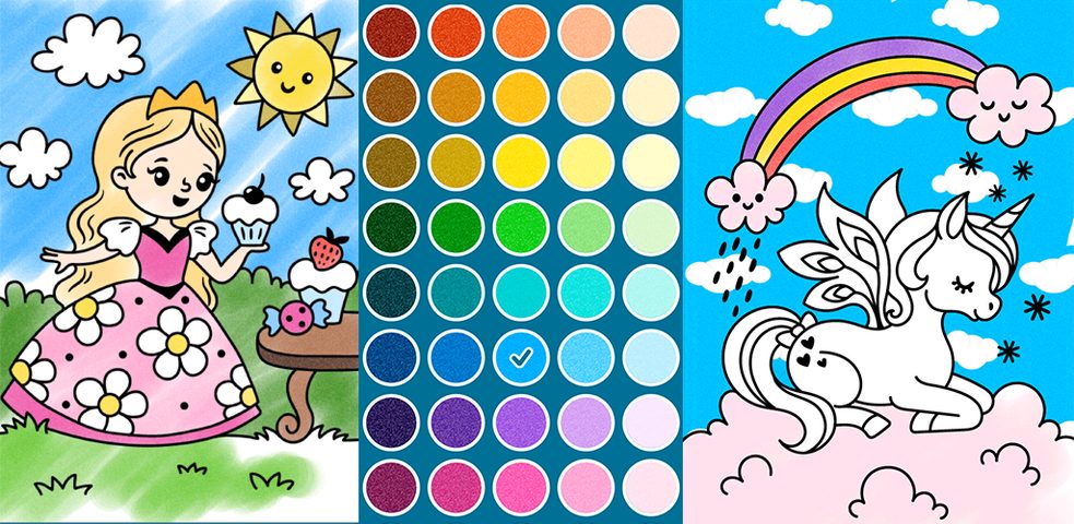 Captura 6: Páginas de Colorear para Princesas