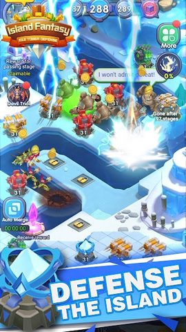 Captura 2: Defensa de torre en el fantasmagórico islote