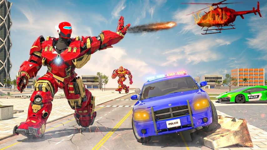 Screenshot 8: Helicopter Game - Robot Police
