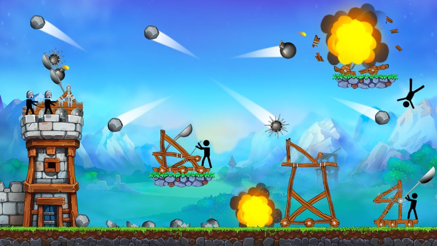 Screenshot 24: The Catapult - Stick man Throw