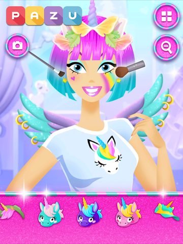 Screenshot 21: Makeup girls unicorn dress up